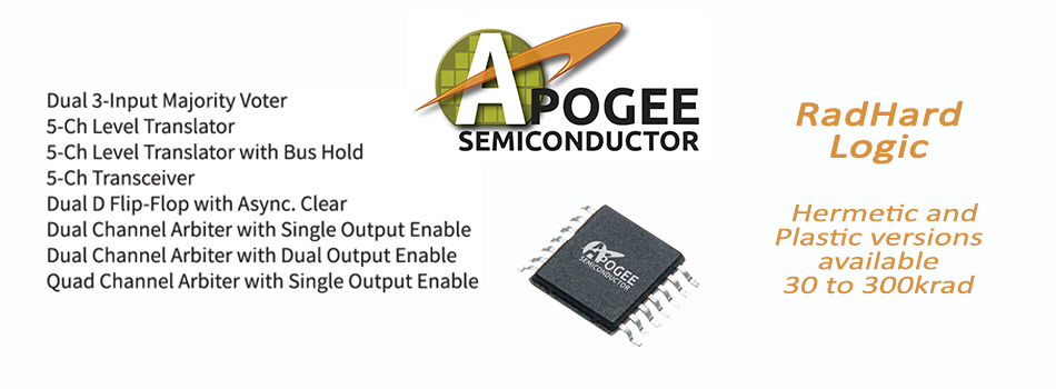 GaN FETs, Optical Transceivers, RadHard FPGAs, JANS Diodes, Fuses, Chip Beads, RadHard POL, RadHard LDO, RadHard CAN Bus, RadHard PWM, SolidMatrix® SMD Chip Fuse, RadHard OpAmps, RadHard MUX, RadHard MOsFET Driver, Reflex, SMC, Excalibur, TT Semi, Twilight Semi, GeneSiC, Rectron, EIC, Aeroflex, Cobham, MSC, AEM Components, HighRel, RadHard, RadTolerant, Radiation Hardened, Radiation Tolerant, DACH, NORDIC, Benelux, South Europe, UK, Europe, Pan European